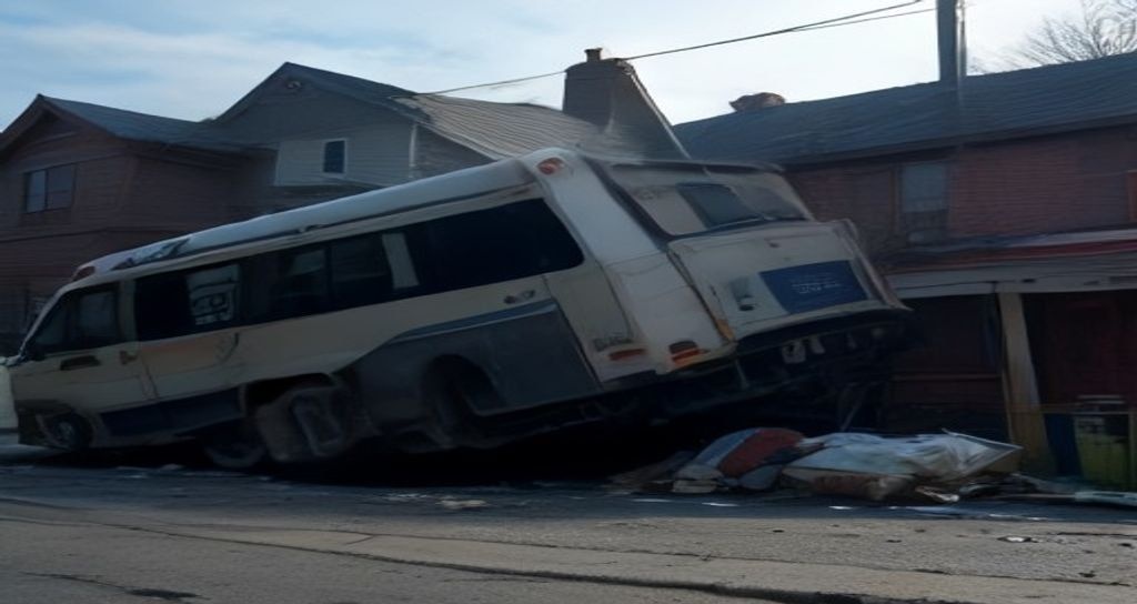 NJ Transit Bus Crashes Into Englewood Home, Leaving Damage